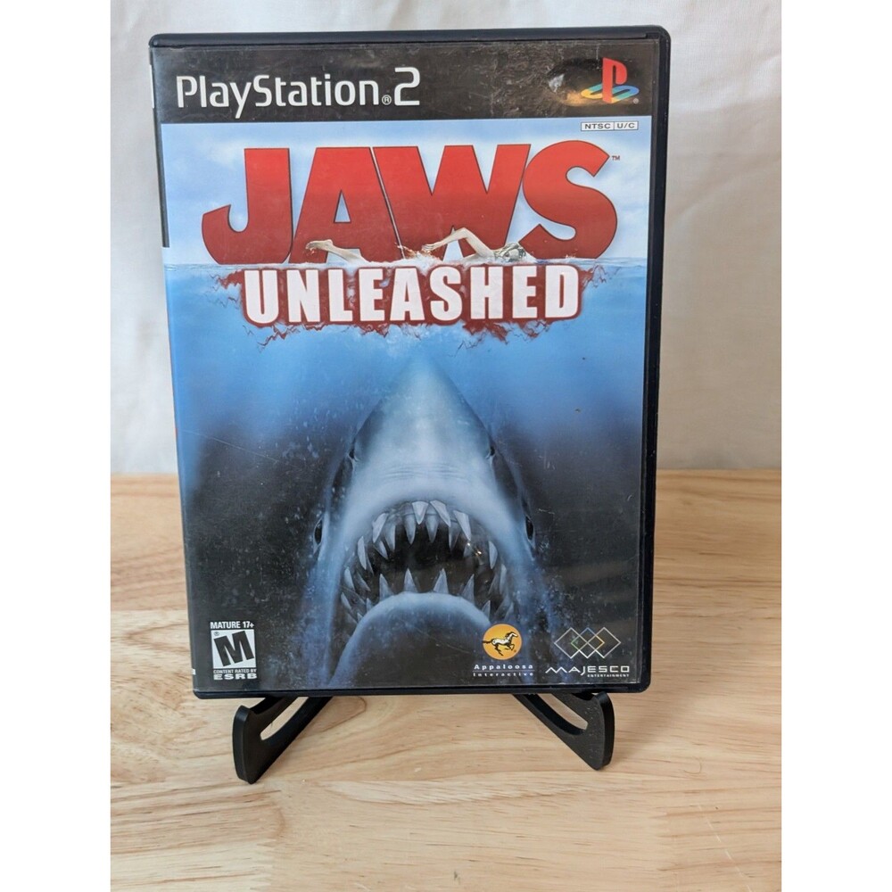 JAWS Unleashed Sony Playstation 2 PS2 Complete w/ Manual CIB